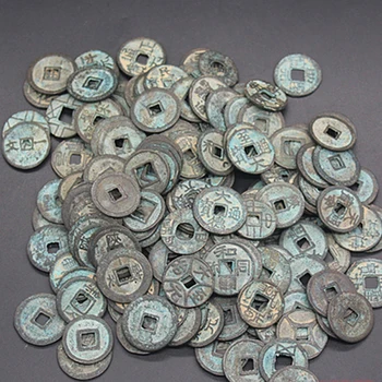 Собрать китайскую медную монету Старая династия Античная валюта, отправленная наугад