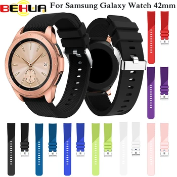 Новый спортивный силиконовый сменный ремешок для часов Samsung Galaxy Watch 42 мм активный SM-R810 Браслет на запястье Браслет Браслет