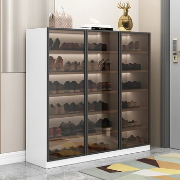 Шкаф для обуви для хранения на пороге дома, экономящий большую вместимость шкафа для обуви