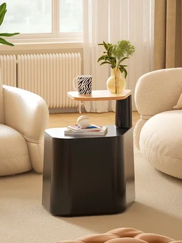 Скандинавский приставной столик для творчества, диван, гостиная, бытовой стол, небольшой журнальный столик высокого класса в стиле кремового цвета