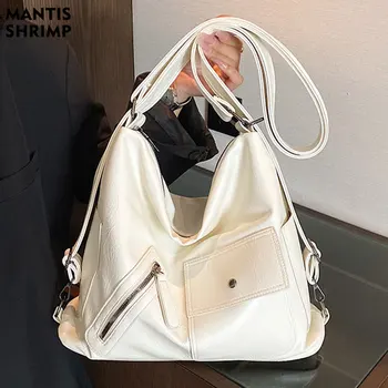 Женская сумка Противоугонный пакет из искусственной кожи 2023 Сумки для девочек Многофункциональные дорожные сумки большой емкости Модная сумка-мессенджер