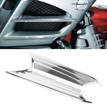 хром мотоцикл боковая вентиляция обтекатель плавники совок акценты украшение крышка отделка для Honda 2012-2017 Goldwing GL1800