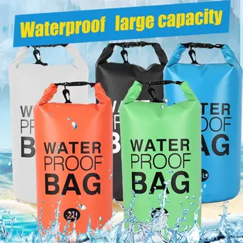 Водонепроницаемый дорожный набор Хранение ПВХ Сухая сумка Спорт Пляжный рюкзак для каноэ Каяк Рафтинг Плавание