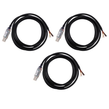 3X 1,8 м длинный конец провода, кабель USB-RS485-WE-1800-BT, последовательный порт USB на RS485 для промышленного управления, продукты, подобные ПЛК