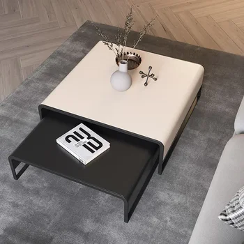 Современный минималистичный журнальный столик Гостиная Салон Промышленная скандинавская консоль Приставной столик Небольшой органайзер Центр Мебель для дома
