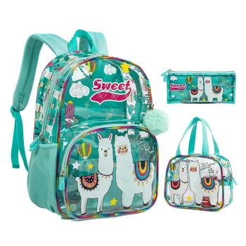 Водонепроницаемые детские рюкзаки для девочек Начальная школа Книжные сумки для подростков Подходит для детей в возрасте 7-15 лет