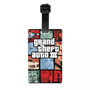 Grand Theft Auto Багажные бирки для чемоданов GTA Adventure Game Privacy ID Label