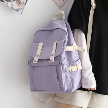 Fashion Preppy Style Женский рюкзак Школьная сумка для подростков Gilrs большой емкости Oxford Travel женский рюкзак Daypack сумка
