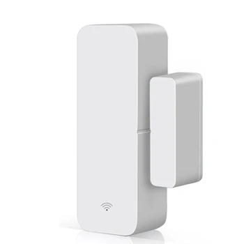 1 шт. Tuya Wifi Дверь Магнитный Умный Оконный Датчик Дверь Детектор Умный Дом Сигнализация ABS Для Alexa Google Assistant