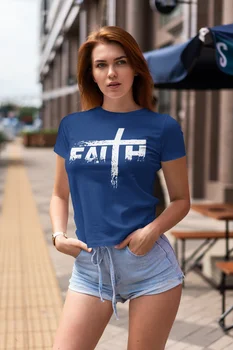 FAITH Христианская футболка Религия Бог Футболка любой цвет любой размер