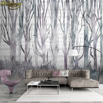 custom papel de parede 3D скандинавское фэнтези абстрактное дерево обои для оформления гостиной фон фрески обои