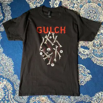  Винтажная футболка Gulch Band унисекс с графическим принтом 100% хлопок всех размеров TT9289 с длинными рукавами