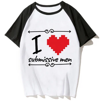 i люблю покорные мужчины футболки женская уличная футболка женская уличная одежда y2k одежда