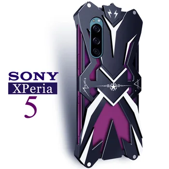Новый металлический стальной механизм Thor Сверхмощный бронированный алюминиевый телефон для Sony Xperia 1 5 10 Ii Iii Iv ЧЕХОЛ