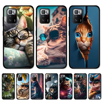 Симпатичный чехол для телефона Pet Cats для Redmi Note 4 X 5 A 6 7 8 Pro T 9 Pro 9S 10 Pro 11 Pro 11S 11Epro PocoM3pro