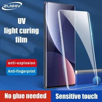 ZLNHIV Not Glass Для xiaomi 12 12x 12s Ultra 11 13 10 pro 10s Mix 4 civi 1s 2 защитная пленка для экрана с отверждением от ультрафиолетового света