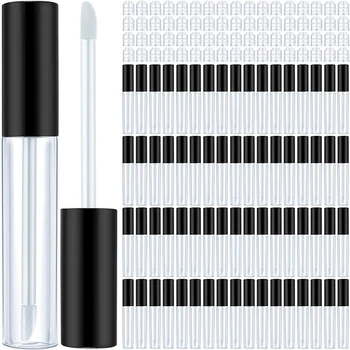 100 шт. Пустые контейнеры для блеска для губ Прозрачные мини-многоразовые контейнеры для блеска для губ Бутылки