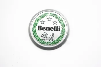 3d круглая наклейка мотоцикл мото мотоцикл для Benelli серебристо-зеленая наклейка