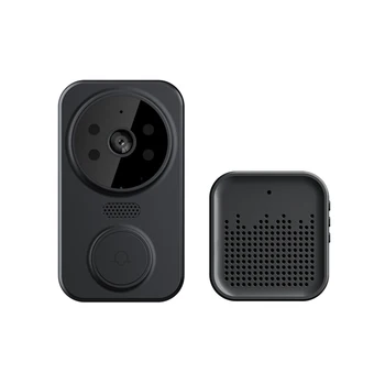 Умный видеодомофон Беспроводная HD камера PIR Детектор движения ИК-сигнализация Безопасность Дверь Звонок Wi-Fi Домофон для дома Квартира