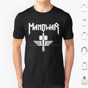 Recent Manowar Активная футболка 6Xl Хлопок Cool Tee Manowar Trending Metal Heavy Metal Band Music Manowar Stuff Manowar Long