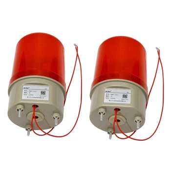 2X промышленный мигающий звуковой сигнализатор, BEM-1101J 220 В красные светодиодные сигнальные лампы акустооптическая сигнализация