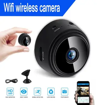 A9 Мини-камера Wi-Fi 1080P HD IP-камера Домашняя безопасность Ночная ИК-магнитная беспроводная мини-видеокамера Микрокамера