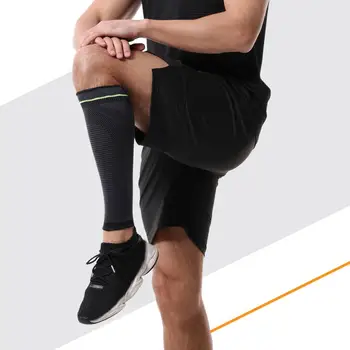 Удобный спортивный наколенник Дышащий высокопротяженный спортивный рукав для ног бедра Двойная волна Форма Полный рукав для ног Спорт на открытом воздухе
