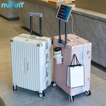Mifuny Многофункциональный чехол для багажа для ПК Чехол для ПК Дорожный чехол большой емкости Бизнес-кейс для посадки Ящик для паролей Студенческий чемодан