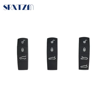 3/4 Силиконовая резиновая клавиатура для ключей Замена кнопки для Porsche Cayenne Macan 911 Boxster Cayman Panamera