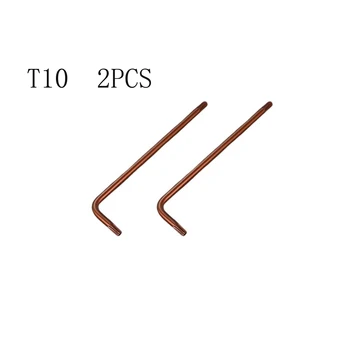 2PCS L Тип Двусторонняя Отвертка Набор шестигранных ключей Набор 2-ходовых Torx Отвертка Гаечный ключ T10 T15 T20 T25 T27 T30 T40 T45 T50
