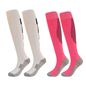  Мужские носки для бега Компрессионные спортивные носки Высококачественные дышащие унисекс Дети На открытом воздухе Велоспорт Баскетбол Футбол Чулки