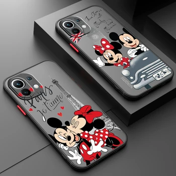 Disney London Минни Микки Матовый полупрозрачный для Xiaomi Mi 13 12 12T 11T 11 11i 10T 10 9T Pro Lite Ultra 5G Funda Чехол для телефона