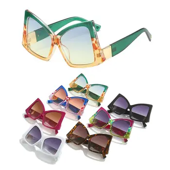 UV400 Панк-очки Очки Панк-солнцезащитные очки Солнцезащитные очки-бабочки Нестандартные солнцезащитные очки Y2K