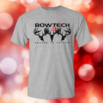 Новая рубашка Bowtech Bow Archery Logo Мужская серая футболка Размер от S до 5XL