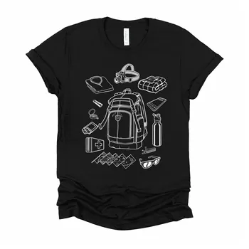 Походная футболка Кемпинг Приключения на открытом воздухе Горный поход Пеший туризм XS 4XL