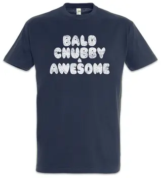 лысый пухлый потрясающая футболка веселая пухленькая гордость толстый большой большой тяжелый толстый гордый