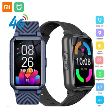 Xiaomi 4G Смарт-часы Браслет Дети Взрослые SOS GPS Здоровье Упражнения Пожилые люди Связь Умные часы Сердечный ритм