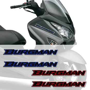 Для Suzuki Burgman 125 200 400 650 Наклейки на скутер Эмблема Значок Логотип Наклейки Накладка на бак 2018 2019 2020 2021 2022 Мотоцикл