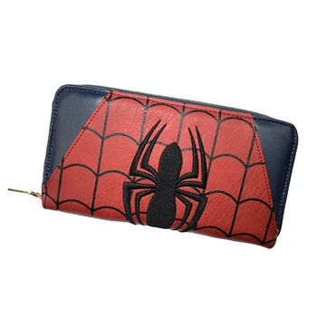 Симпатичный кошелек Marvel Comics Человек-паук Длинный кошелек Держатель карты