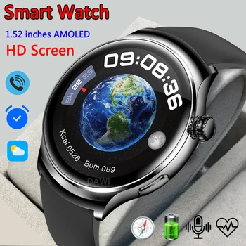 Z93 Pro Умные часы 1,52 дюйма AMOLED HD Экран Сердечный ритм Bluetooth Вызов Смарт-часы Мужчины Для IOS Android Водонепроницаемые смарт-часы 2024