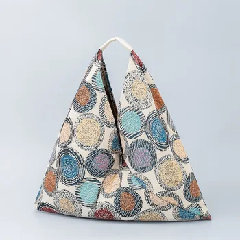 Пригородная холщовая сумка под мышками Ниша Дизайн Женская сумка