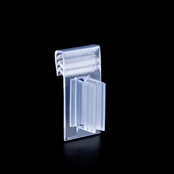 Hiplastics Пластиковый прозрачный склад из ПВХ Pop Display Shelf Talker Sign Holder Clip Для рекламного продвижения супермаркета