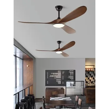 Сильный ветровой потолочный вентилятор, ретро-вентилятор в американском стиле, гостиная ресторана, коммерческий промышленный ветер с переменной частотой