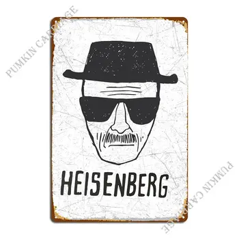 Heisenberg Металлическая табличка Плакат Паб Таблички Проектирование настенной таблички Жестяная вывеска Плакат