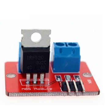 0-24 В верхняя кнопка MOSFET IRF520 MOS Модуль драйвера для Arduino MCU ARM Raspberry pi